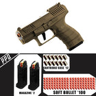 PPQ Continuous Fire Toy Gun - Tactical Soft Bullet Pistol Set