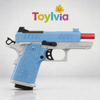 Video demonstration of the shell-ejecting manual action on the G17 soft bullet blaster.