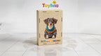 Video preview of the Toylvia wooden dog jigsaw puzzle for adults and kids