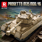 Progetto M35 Mod 46 Tank 1022 Piece Building Block Model Set