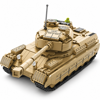 Progetto M35 Mod 46 Tank 1022 Piece Building Block Model Set