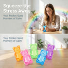 Purple Gummy Bear Squishy Toy Slow Rising Sensory Stress Ball