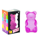 Purple Gummy Bear Squishy Toy Slow Rising Sensory Stress Ball