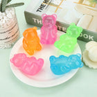 Purple Gummy Bear Squishy Toy Slow Rising Sensory Stress Ball