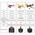 Qidi560 Moore M7 RC Plane | 4CH Brushless Off-Road Aircraft | Toylvia