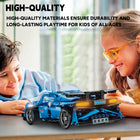 The Kinetic Fury: 521-Piece Pull-Back Racing Vehicle Construction Set
