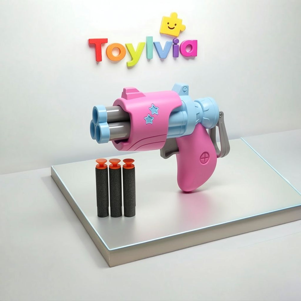 Radish Soft Bullet Decompression Toy Gun – Fun Foam Dart Blaster - Toylvia™ - Toylvia™ Secondary image