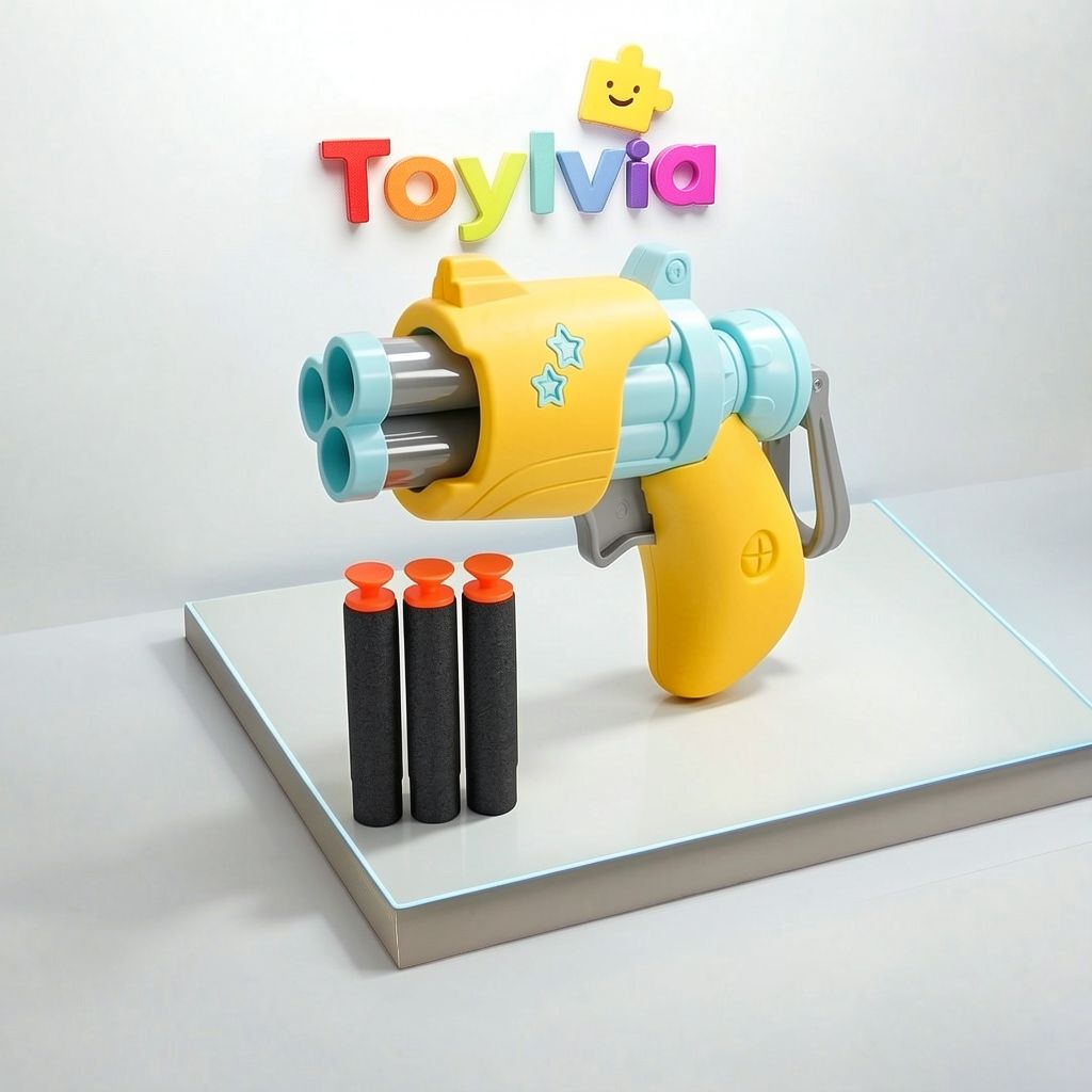 Radish Soft Bullet Decompression Toy Gun – Fun Foam Dart Blaster - Toylvia™ - Toylvia™ Main image
