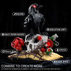 Raven & Skull Building Blocks Set | 758PCS Dark Aesthetic Model | Toylvia