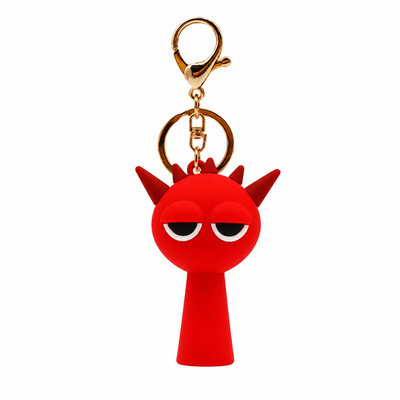 Raddy Sprunki Keychain – Cartoon Silicone Bag Charm & Backpack Pendant