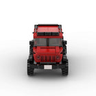 The Crimson Crawler: 405-Piece Red SUV DIY Construction Kit