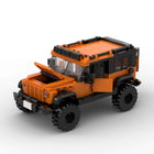 The Canyon Crawler: 405-Piece Orange SUV DIY Construction Kit