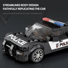 Reobrix 662 Police Interceptor Muscle Car Building Set – 372PCS SWAT Patrol Vehicle Model