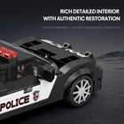 Reobrix 662 Police Interceptor Muscle Car Building Set – 372PCS SWAT Patrol Vehicle Model