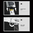 Reobrix Desert Eagle Building Set - Realistic DIY Pistol Model (408 Pcs)