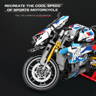 Reobrix M1000RR Motorcycle Building Block Set - 1:8 Scale Replica