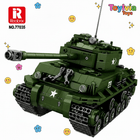 Reobrix M4A3E8 Sherman Tank Building Kit - 836PCS WWII US Army Model