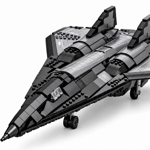Reobrix SR-72 Building Block Set - US Unmanned Military Model - alternate view