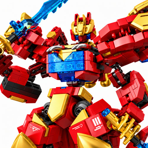 SEMBO 622pcs Dinosaur Transforming Robot Building Blocks - alternate view
