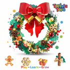 Rolife 3D Wooden Christmas Wreath | 252PCS DIY LED Decor | ToyIvia