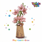 Rowood 3D Wooden Rose Bouquet - DIY Adjustable Flower Model Kit