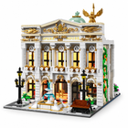 The Royal Opera House building-block set in a white studio, front three-quarter view