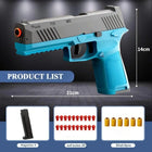 P320 Automatic Soft Bullet Pistol Gun - Realistic Slide Blowback Toy Blaster