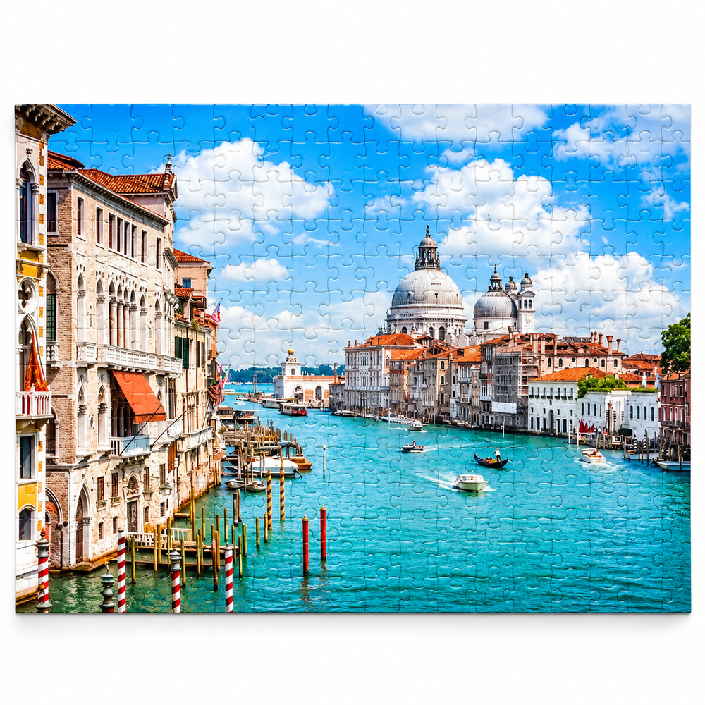 Santa Maria Canal 500 Piece Jigsaw Puzzle Art Decor