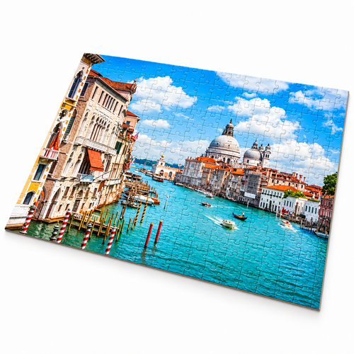 Santa Maria Canal 500 Piece Jigsaw Puzzle Art Decor - alternate view