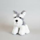 Cute Schnauzer Plush Toy Realistic Dog Doll Stuffed Puppy