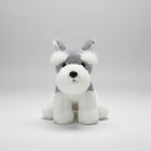 Cute Schnauzer Plush Toy Realistic Dog Doll Stuffed Puppy