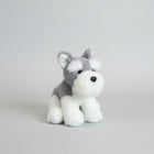 Cute Schnauzer Plush Toy Realistic Dog Doll Stuffed Puppy