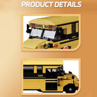 Yellow American School Bus Building Set | 788PCS Model | ToyIvia