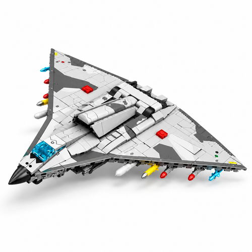 SEMBO 4-in-1 Military Aircraft Attack Fighter Building Blocks - alternate view