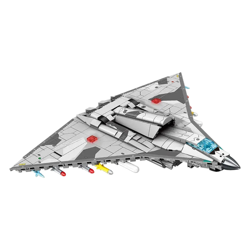 SEMBO 4-in-1 Military Aircraft Attack Fighter Building Blocks