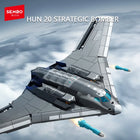 SEMBO 555pcs MOC Warplanes Fighter Attack Aircraft Building Blocks