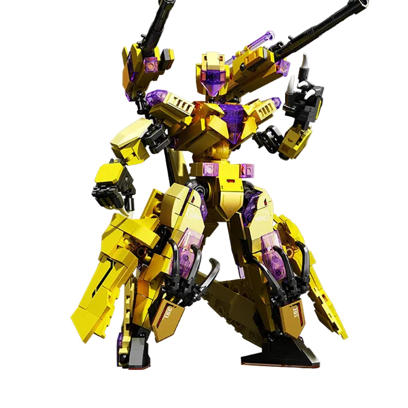 SEMBO 592pcs Action Figures Transform Mech Building Blocks