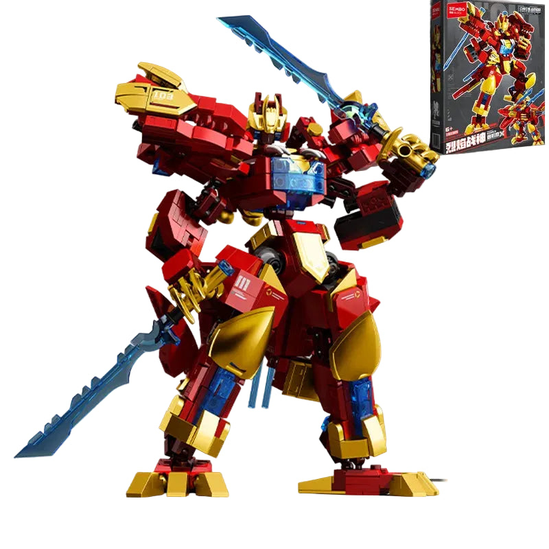 SEMBO 622pcs Dinosaur Transforming Robot Building Blocks
