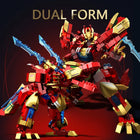 SEMBO 622pcs Dinosaur Transforming Robot Building Blocks