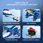 SEMBO 434pcs Military Fighter Aircraft Building Blocks