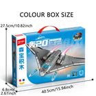 SEMBO 555pcs MOC Warplanes Fighter Attack Aircraft Building Blocks