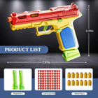 Shell Throwing Toy Gun Soft Bullet - Continuous Firing Blowback Toy