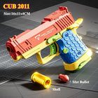 Shell Throwing Toy Gun Soft Bullet - Continuous Firing Blowback Toy