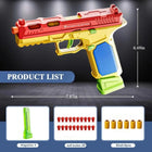 Shell Throwing Toy Gun Soft Bullet - Continuous Firing Blowback Toy