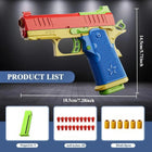 Shell Throwing Toy Gun Soft Bullet - Continuous Firing Blowback Toy