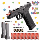 Sig17 Upgraded Soft Bullet Handgun | Continuous Fire & Empty Hanging | Toylvia