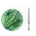 Best-selling Silicone Sensory Peel-and-stick Stress-relief Toy, Black And Green, 8.5cm
