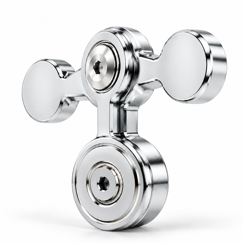 Chaotic Pendulum Metal Fidget Spinner Zinc Alloy EDC Desk Toy - alternate view