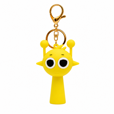 Simon Sprunki Keychain – Yellow Silicone Bag Charm & Backpack Pendant