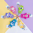 Care Bears Rainbow Plush Keychain | Kawaii Sound Doll Bag Accessory